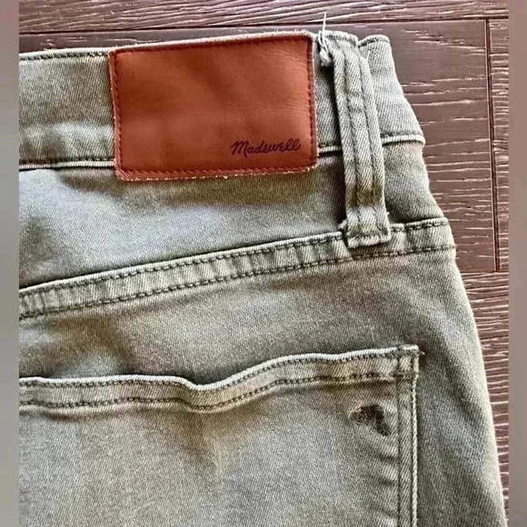 Madewell Green 9” High Rise Skinny Jeans 29 - Picture 8 of 8